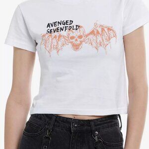 Hot Topic - Avenged Sevenfold Baby Crop Tee (NWT)